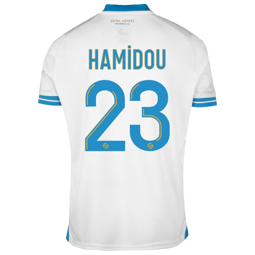 Niño Camiseta Jamila Hamidou #23 Blanco 1ª Equipación 2023/24 La Camisa México