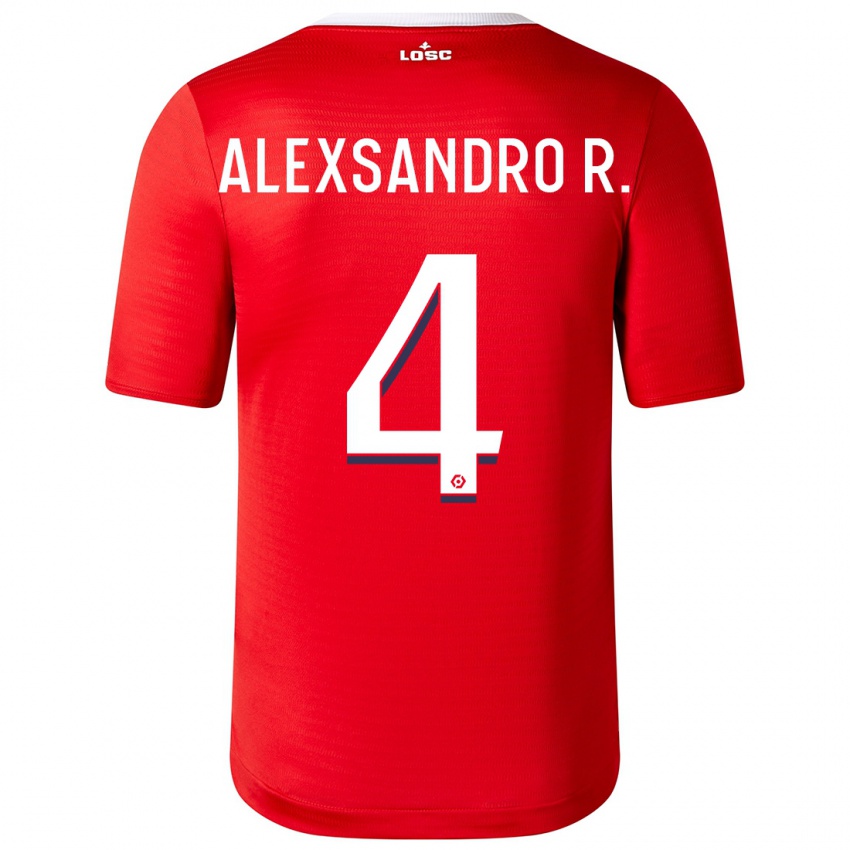 Niño Camiseta Alexsandro #4 Rojo 1ª Equipación 2023/24 La Camisa México