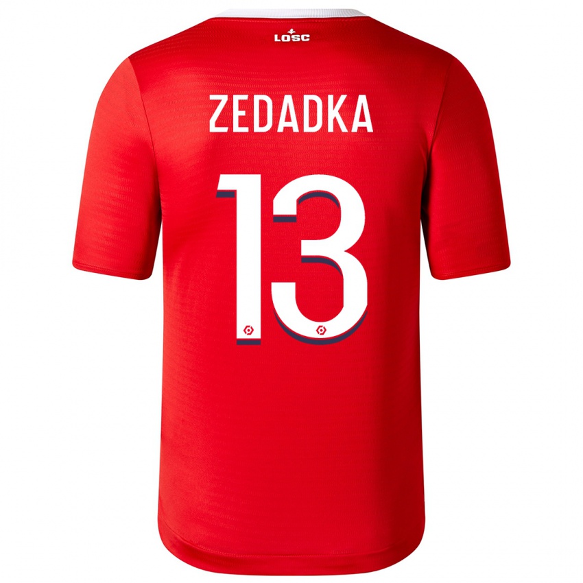 Niño Camiseta Akim Zedadka #13 Rojo 1ª Equipación 2023/24 La Camisa México