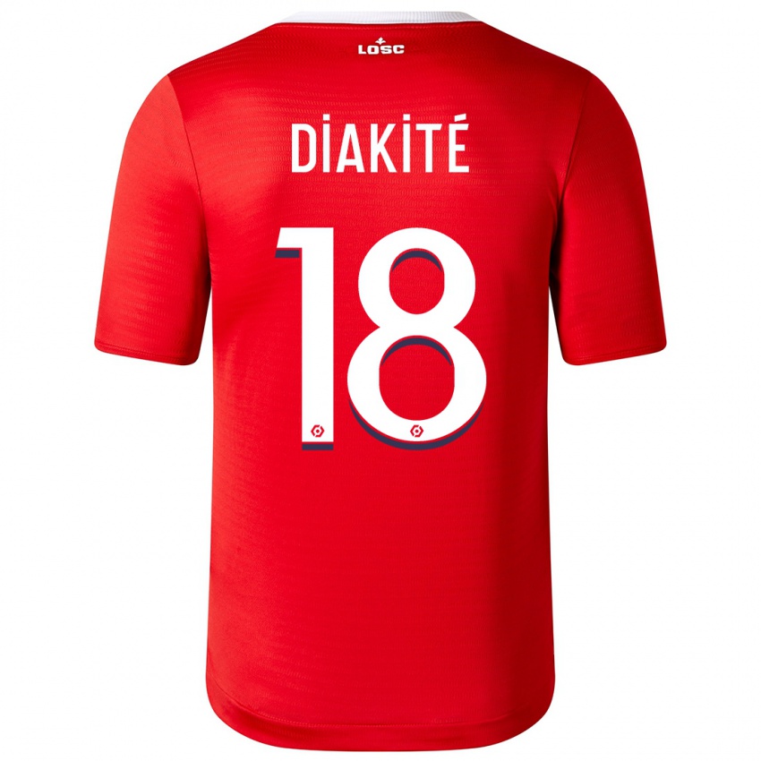 Niño Camiseta Bafodé Diakité #18 Rojo 1ª Equipación 2023/24 La Camisa México