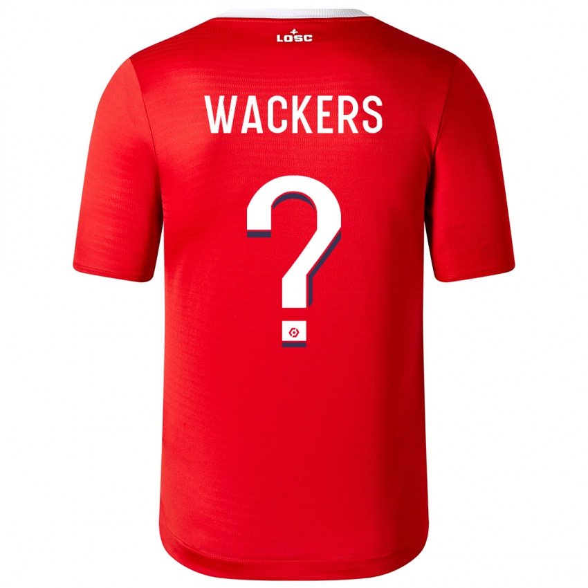 Niño Camiseta Maxime Wackers #0 Rojo 1ª Equipación 2023/24 La Camisa México