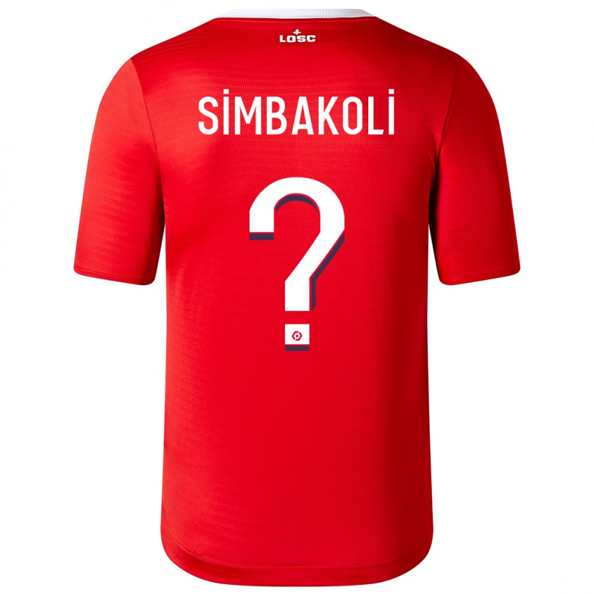 Niño Camiseta Mamadou Simbakoli #0 Rojo 1ª Equipación 2023/24 La Camisa México