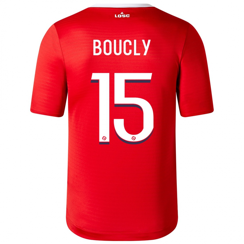 Niño Camiseta Maite Boucly #15 Rojo 1ª Equipación 2023/24 La Camisa México