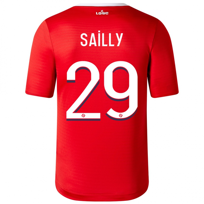 Niño Camiseta Charlotte Sailly #29 Rojo 1ª Equipación 2023/24 La Camisa México