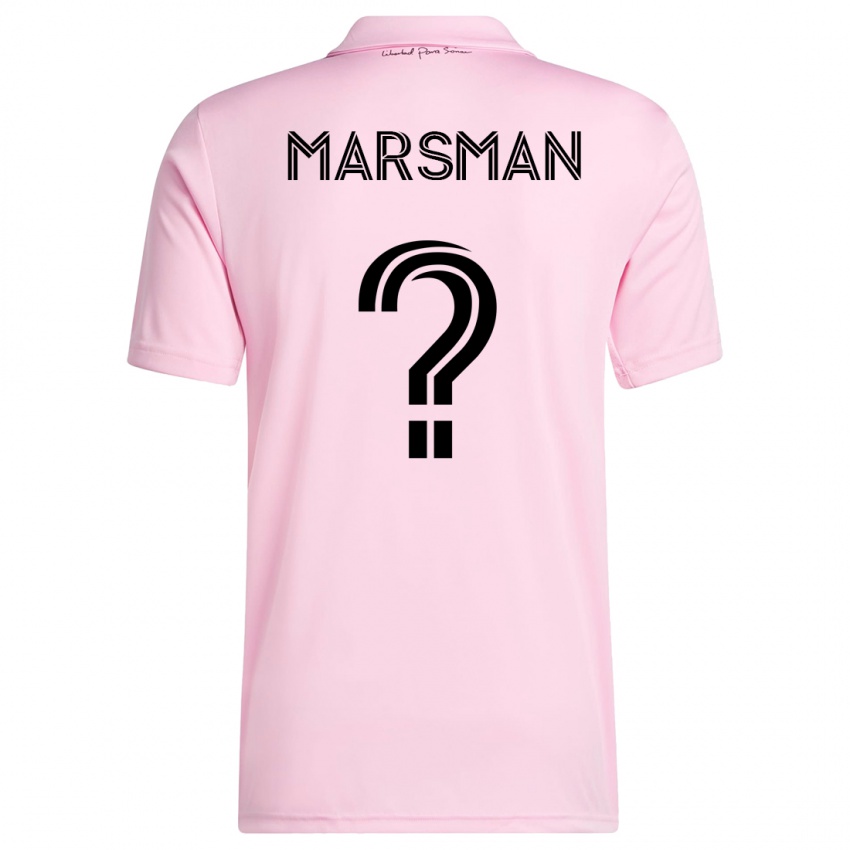 Niño Camiseta Nick Marsman #0 Rosa 1ª Equipación 2023/24 La Camisa México
