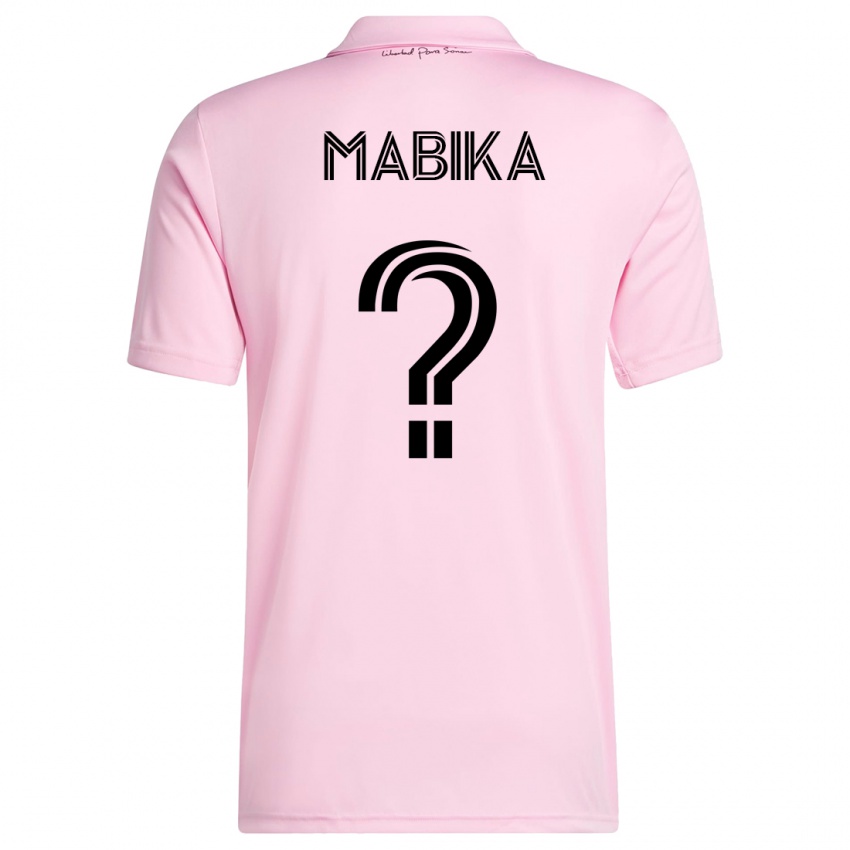 Niño Camiseta Aimé Mabika #0 Rosa 1ª Equipación 2023/24 La Camisa México