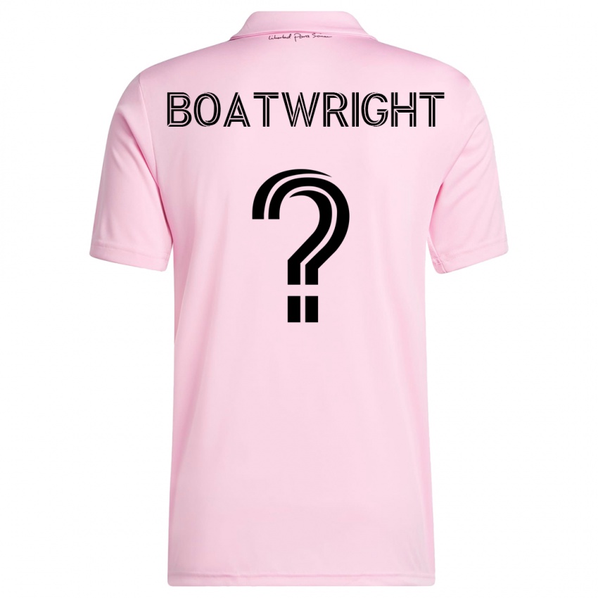 Niño Camiseta Israel Boatwright #0 Rosa 1ª Equipación 2023/24 La Camisa México