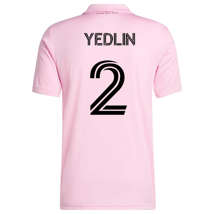 Niño Camiseta Deandre Yedlin #2 Rosa 1ª Equipación 2023/24 La Camisa México