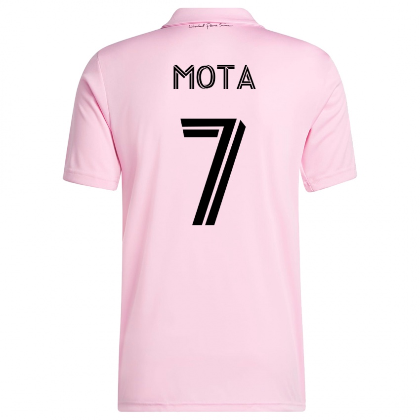 Niño Camiseta Jean Mota #7 Rosa 1ª Equipación 2023/24 La Camisa México