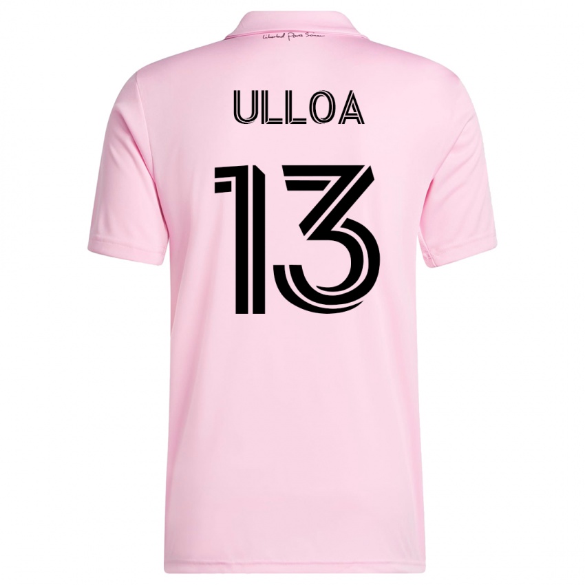 Niño Camiseta Víctor Ulloa #13 Rosa 1ª Equipación 2023/24 La Camisa México
