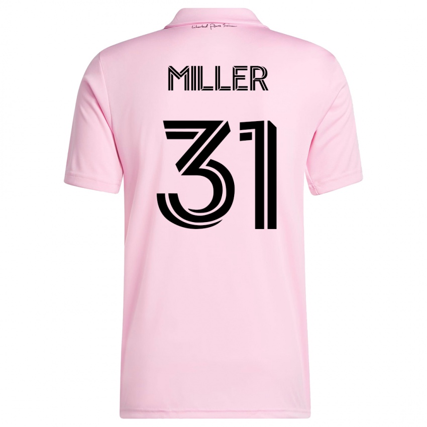 Niño Camiseta Kamal Miller #31 Rosa 1ª Equipación 2023/24 La Camisa México