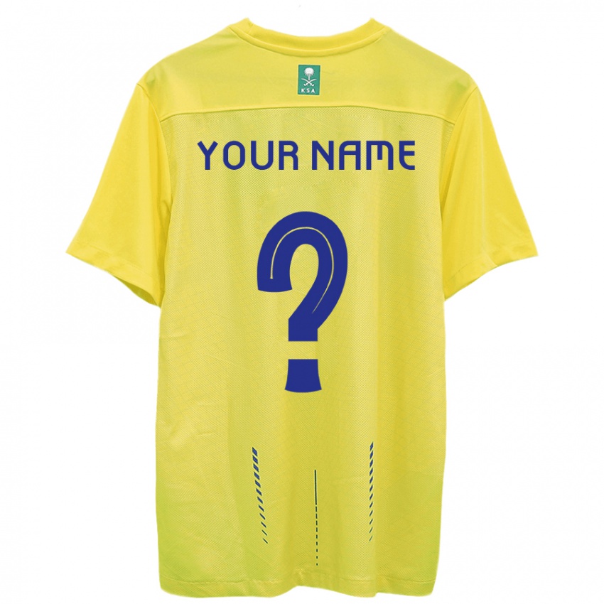 Niño Camiseta Su Nombre #0 Amarillo 1ª Equipación 2023/24 La Camisa México