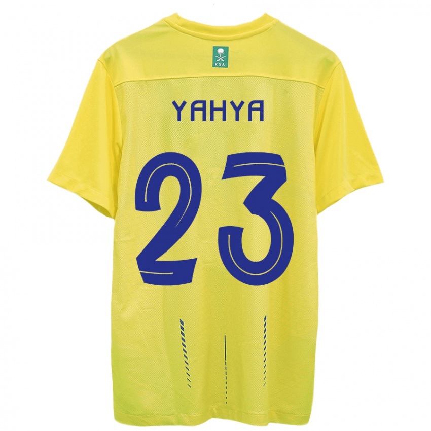 Niño Camiseta Ayman Yahya #23 Amarillo 1ª Equipación 2023/24 La Camisa México