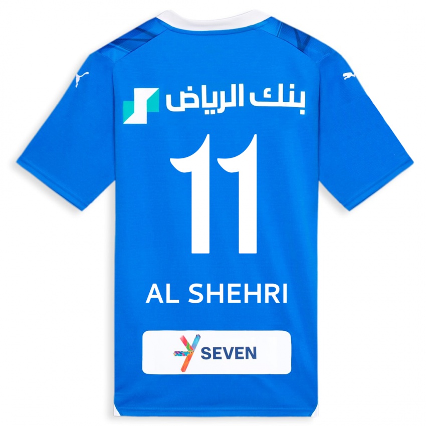 Niño Camiseta Saleh Al-Shehri #11 Azul 1ª Equipación 2023/24 La Camisa México