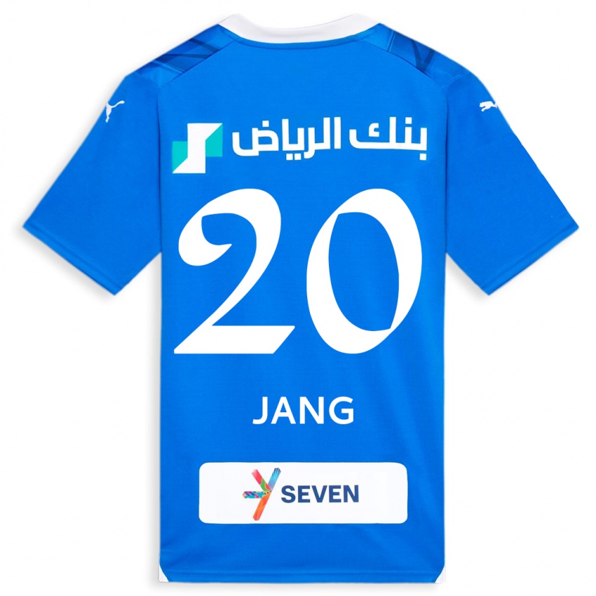 Niño Camiseta Hyun-Soo Jang #20 Azul 1ª Equipación 2023/24 La Camisa México