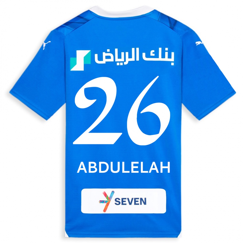 Niño Camiseta Abdulelah Al-Malki #26 Azul 1ª Equipación 2023/24 La Camisa México