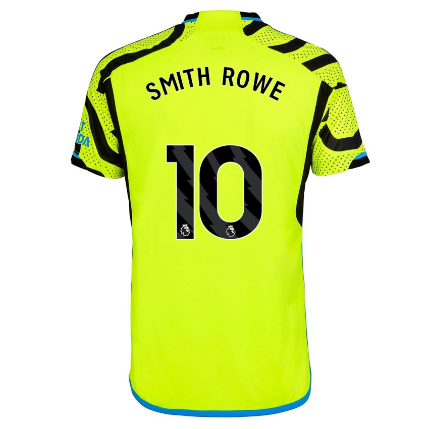 Niño Camiseta Emile Smith Rowe #10 Amarillo 2ª Equipación 2023/24 La Camisa México