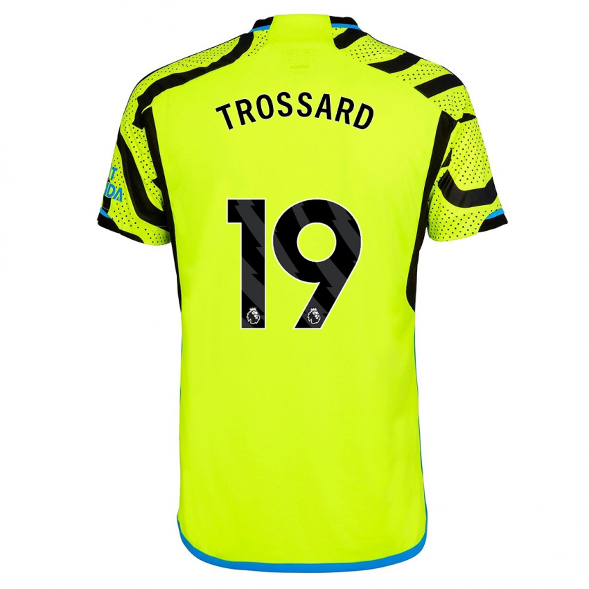 Niño Camiseta Leandro Trossard #19 Amarillo 2ª Equipación 2023/24 La Camisa México