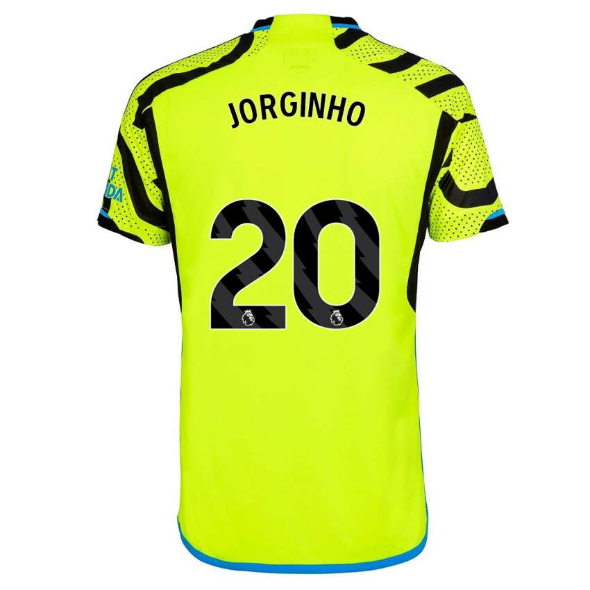 Niño Camiseta Jorginho #20 Amarillo 2ª Equipación 2023/24 La Camisa México