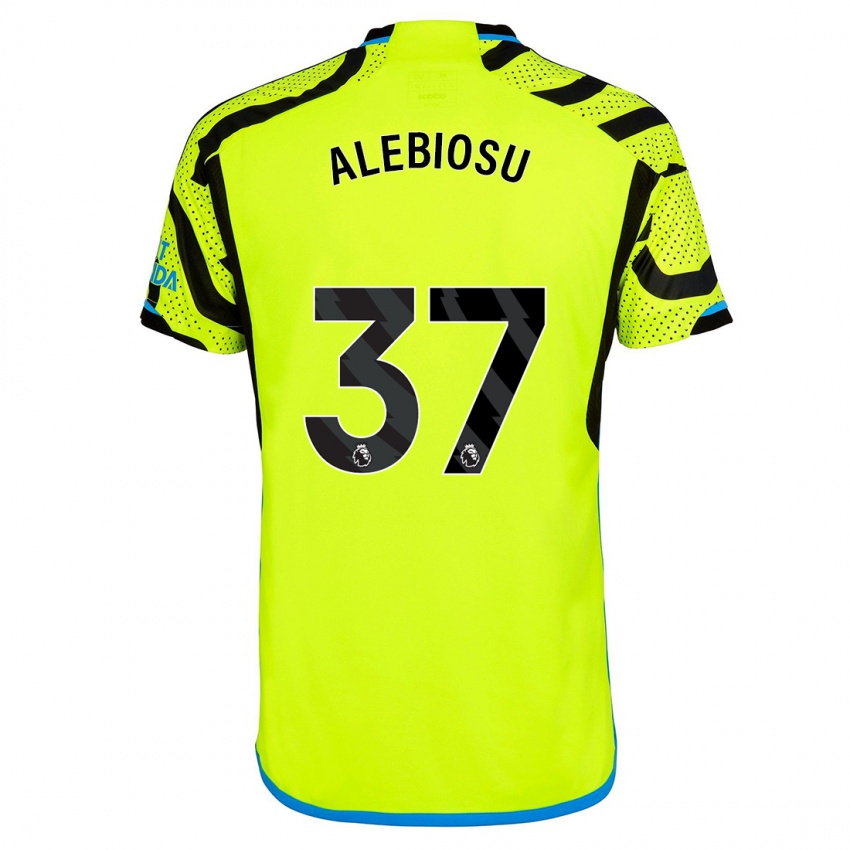 Niño Camiseta Ryan Alebiosu #37 Amarillo 2ª Equipación 2023/24 La Camisa México