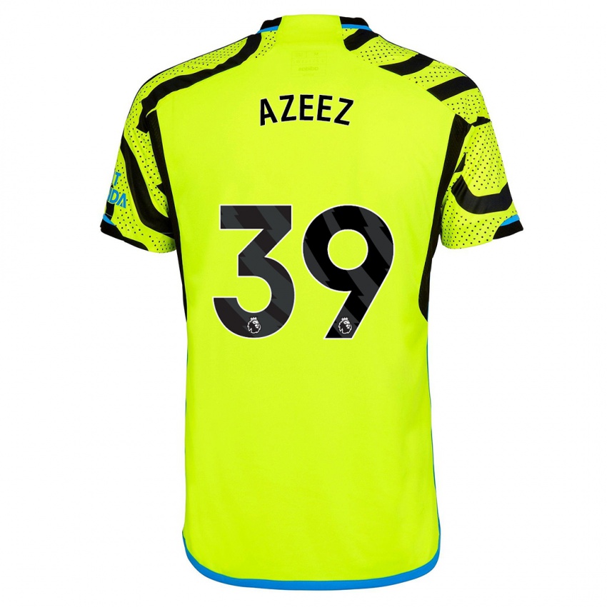 Niño Camiseta Miguel Azeez #39 Amarillo 2ª Equipación 2023/24 La Camisa México