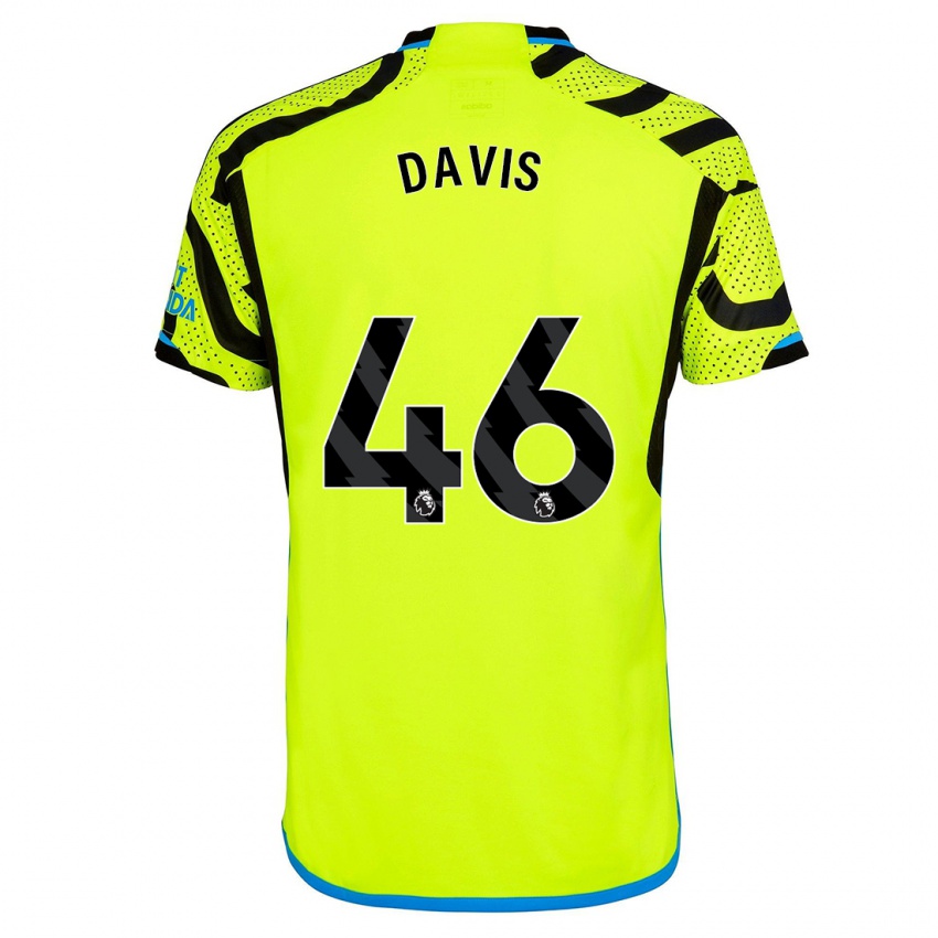 Niño Camiseta Timi Davis #46 Amarillo 2ª Equipación 2023/24 La Camisa México