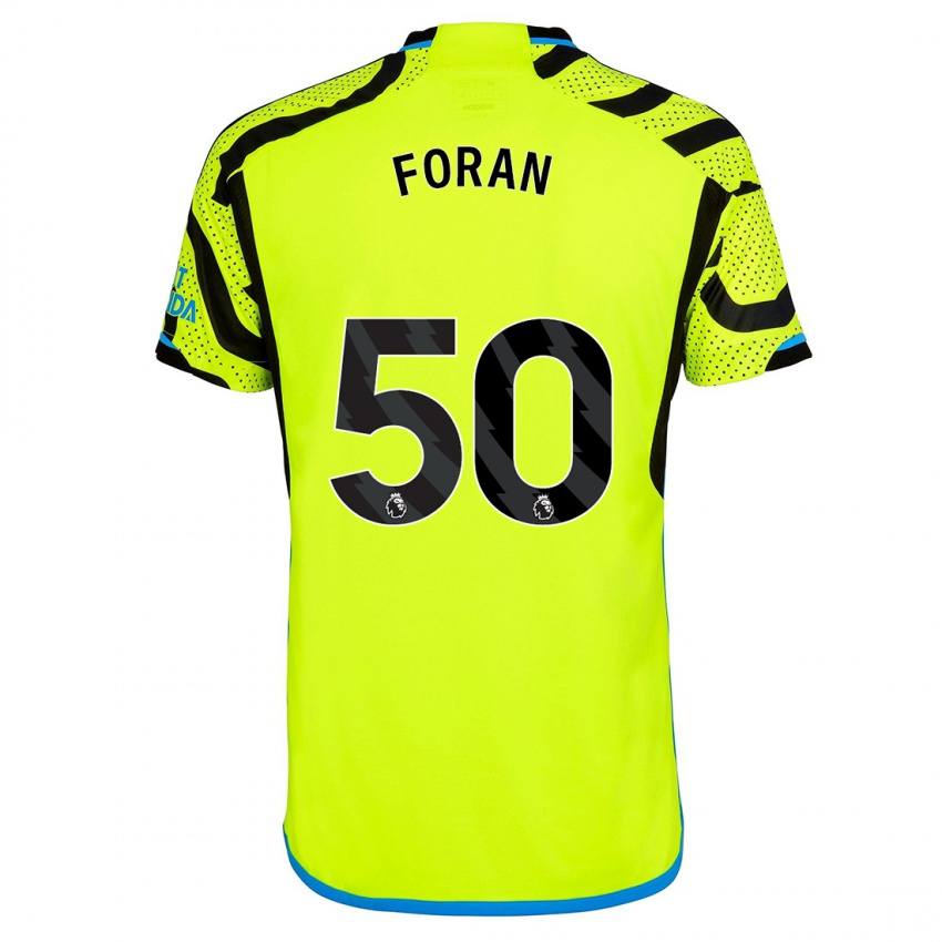 Niño Camiseta Taylor Foran #50 Amarillo 2ª Equipación 2023/24 La Camisa México