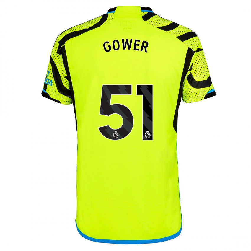 Niño Camiseta Jimi Gower #51 Amarillo 2ª Equipación 2023/24 La Camisa México