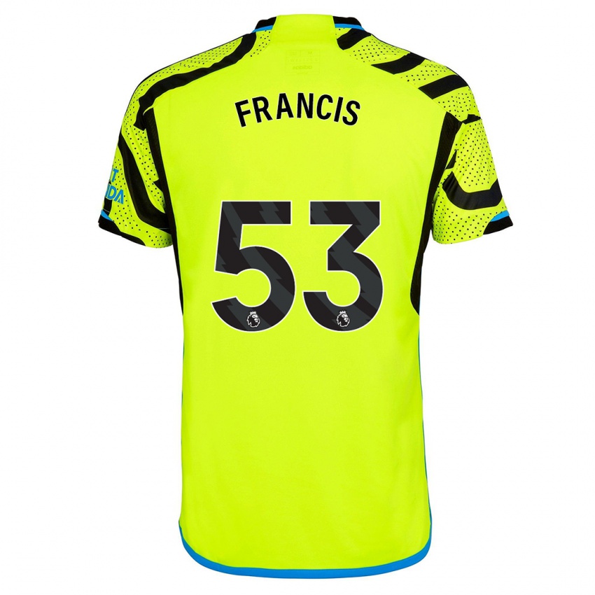 Niño Camiseta Jack Henry Francis #53 Amarillo 2ª Equipación 2023/24 La Camisa México