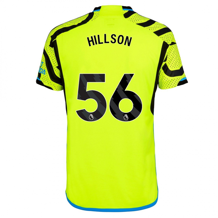 Niño Camiseta James Hillson #56 Amarillo 2ª Equipación 2023/24 La Camisa México