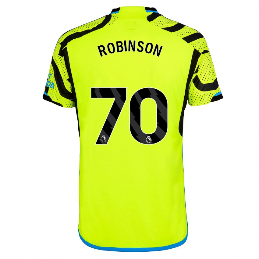 Niño Camiseta Josh Robinson #70 Amarillo 2ª Equipación 2023/24 La Camisa México