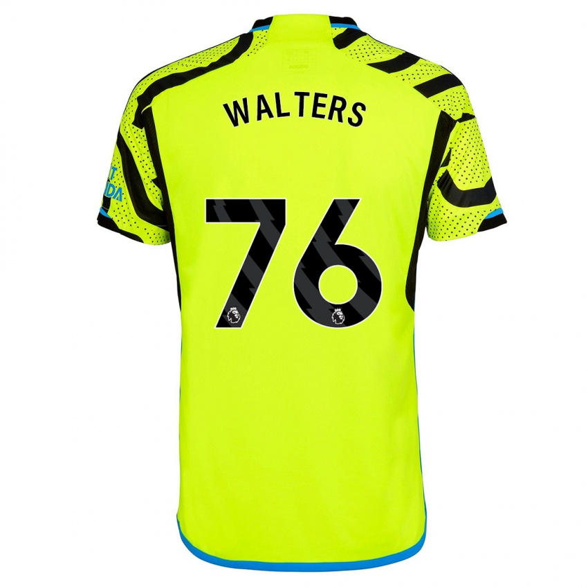 Niño Camiseta Reuell Walters #76 Amarillo 2ª Equipación 2023/24 La Camisa México