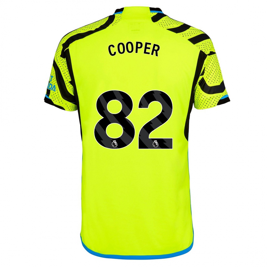 Niño Camiseta Noah Cooper #82 Amarillo 2ª Equipación 2023/24 La Camisa México