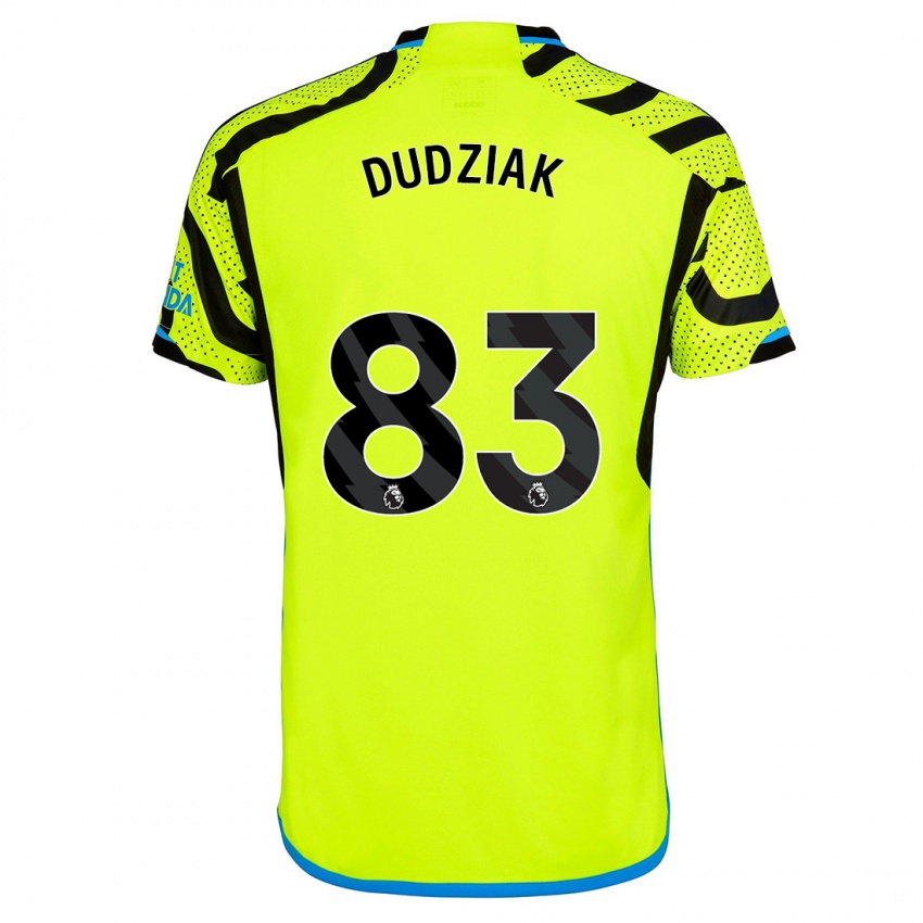 Niño Camiseta Harrison Dudziak #83 Amarillo 2ª Equipación 2023/24 La Camisa México