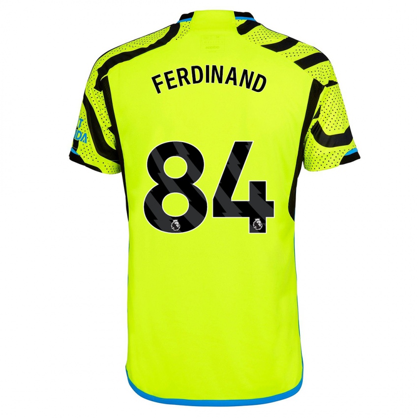 Niño Camiseta Seb Ferdinand #84 Amarillo 2ª Equipación 2023/24 La Camisa México