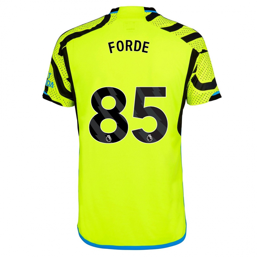 Niño Camiseta Romari Forde #85 Amarillo 2ª Equipación 2023/24 La Camisa México