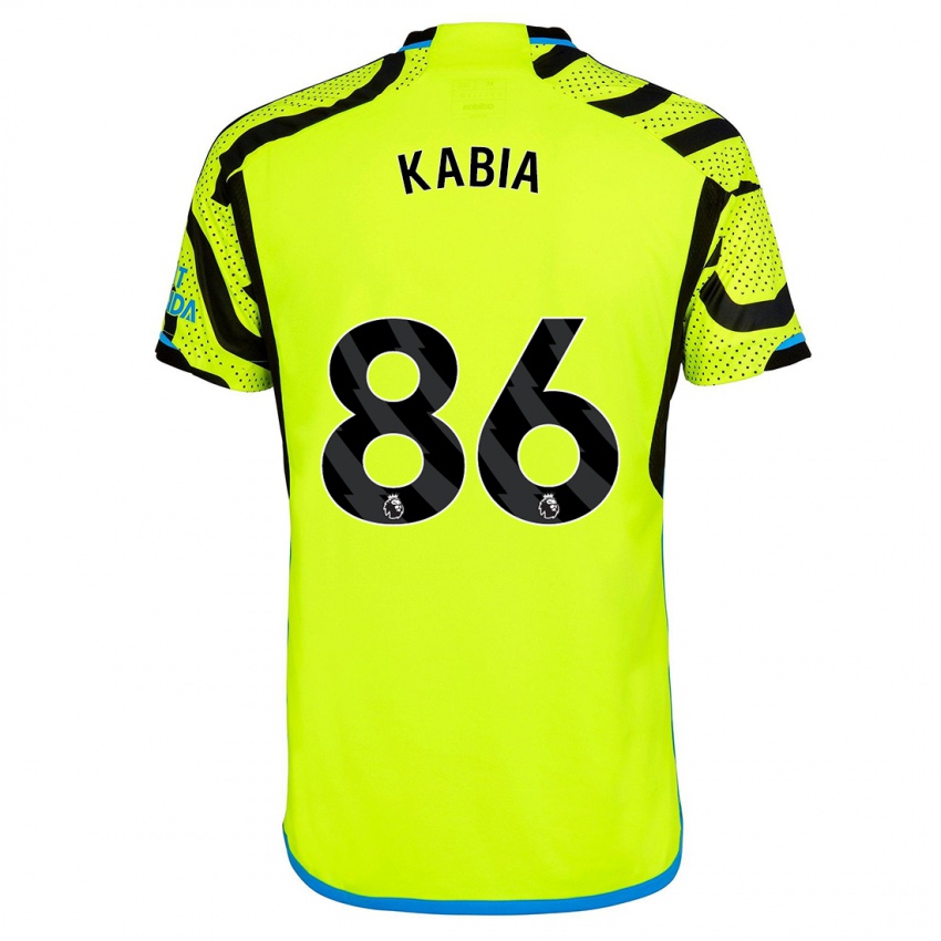 Niño Camiseta Ismeal Kabia #86 Amarillo 2ª Equipación 2023/24 La Camisa México