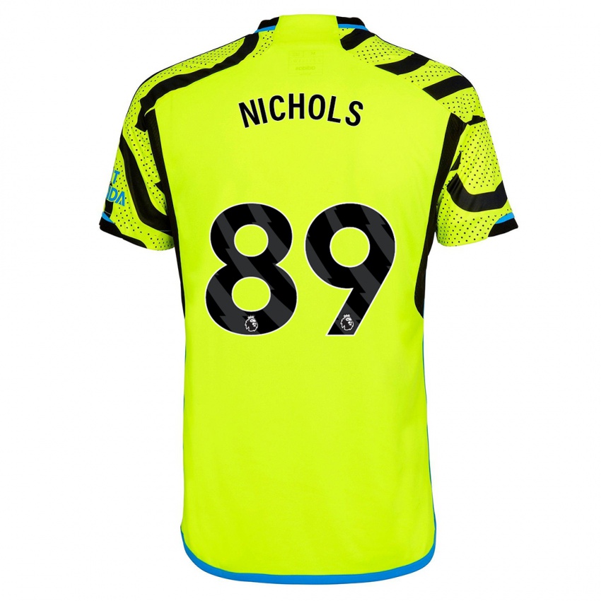 Niño Camiseta Josh Nichols #89 Amarillo 2ª Equipación 2023/24 La Camisa México