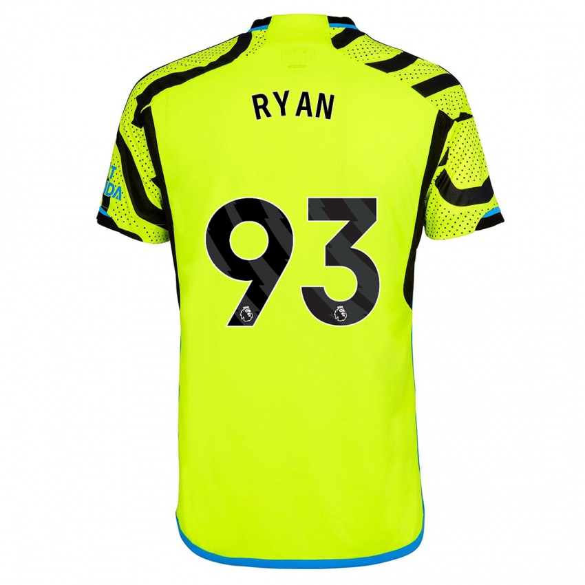 Niño Camiseta Kamarni Ryan #93 Amarillo 2ª Equipación 2023/24 La Camisa México