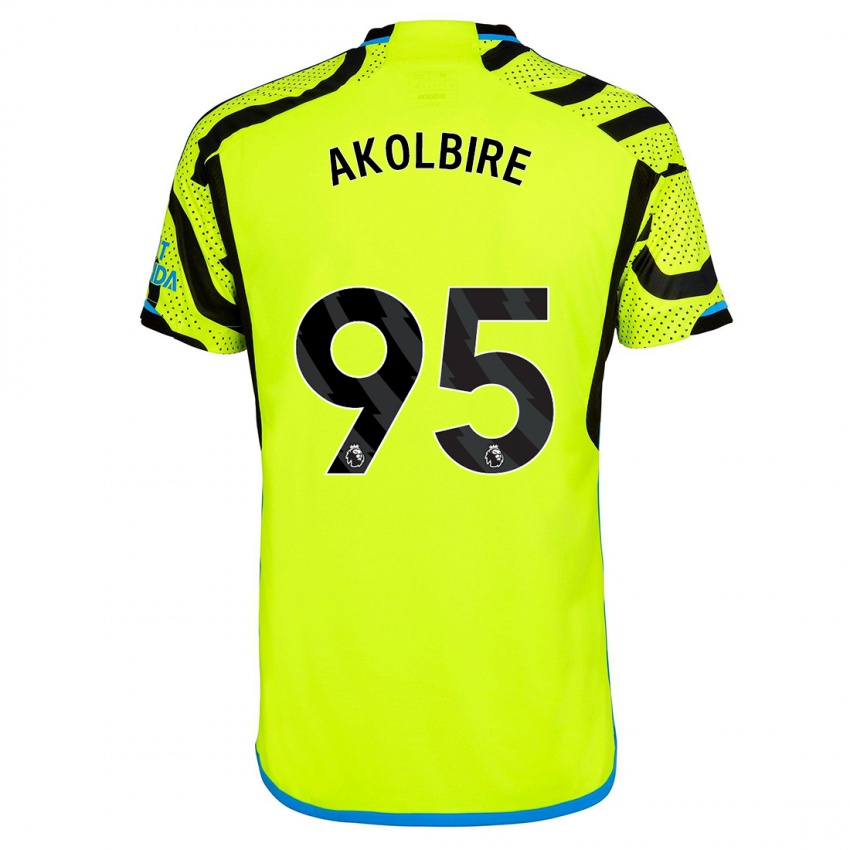 Niño Camiseta Bless Akolbire #95 Amarillo 2ª Equipación 2023/24 La Camisa México