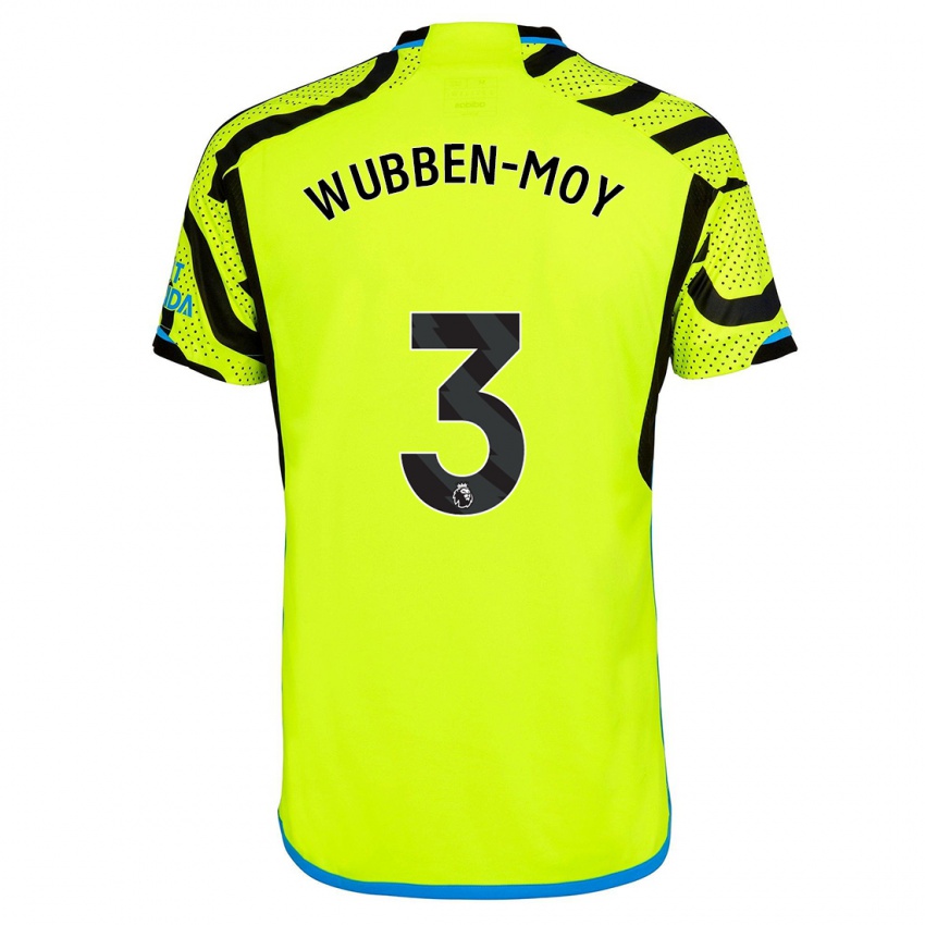 Niño Camiseta Lotte Wubben-Moy #3 Amarillo 2ª Equipación 2023/24 La Camisa México