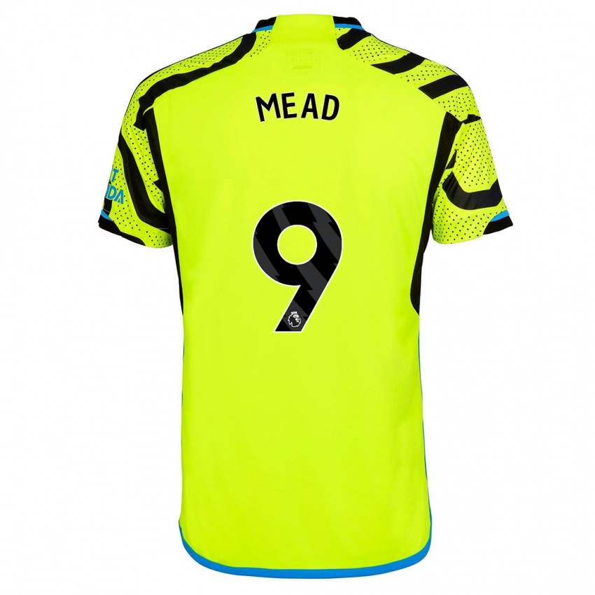 Niño Camiseta Beth Mead #9 Amarillo 2ª Equipación 2023/24 La Camisa México