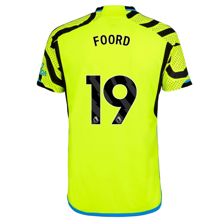 Niño Camiseta Caitlin Foord #19 Amarillo 2ª Equipación 2023/24 La Camisa México