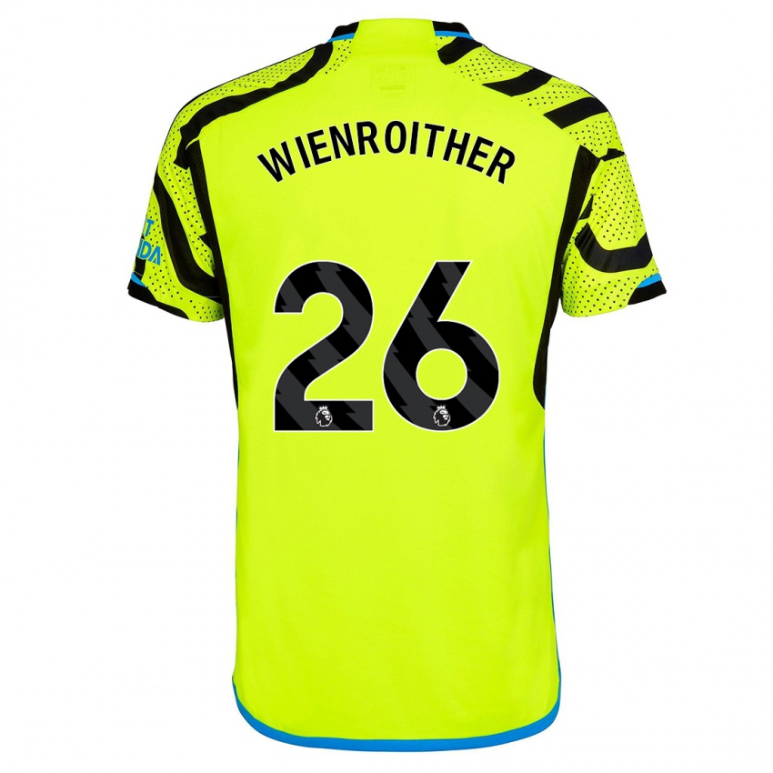 Niño Camiseta Laura Wienroither #26 Amarillo 2ª Equipación 2023/24 La Camisa México