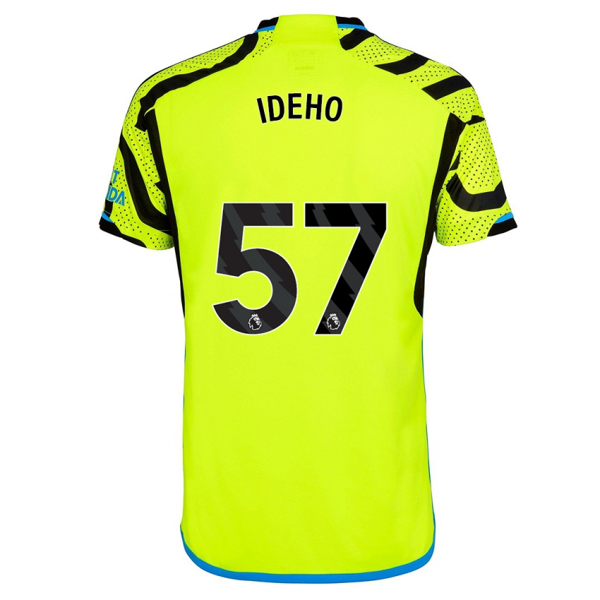 Niño Camiseta Joel Ideho #57 Amarillo 2ª Equipación 2023/24 La Camisa México