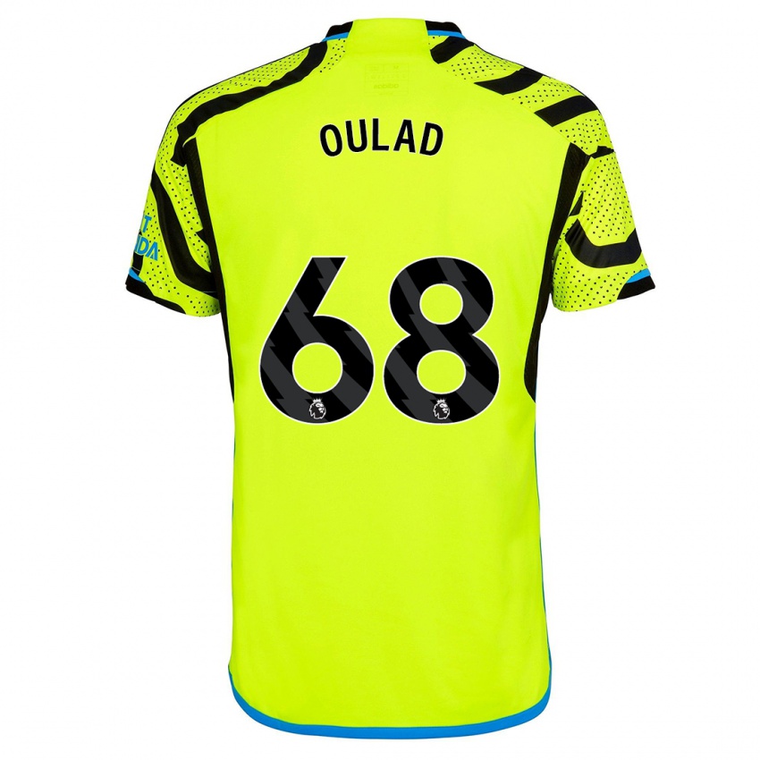 Niño Camiseta Salah-Eddine Oulad M'hand #68 Amarillo 2ª Equipación 2023/24 La Camisa México