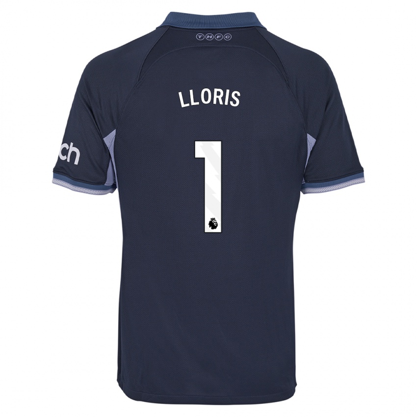 Niño Camiseta Hugo Lloris #1 Azul Oscuro 2ª Equipación 2023/24 La Camisa México