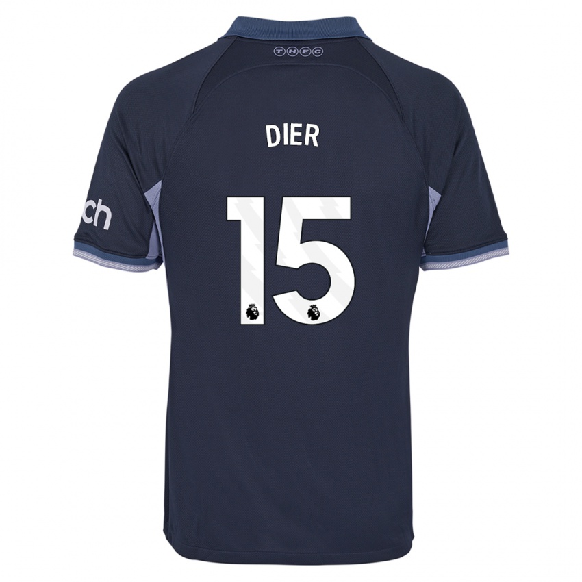 Niño Camiseta Eric Dier #15 Azul Oscuro 2ª Equipación 2023/24 La Camisa México