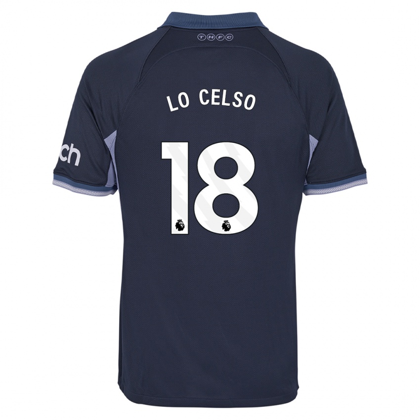 Niño Camiseta Giovani Lo Celso #18 Azul Oscuro 2ª Equipación 2023/24 La Camisa México