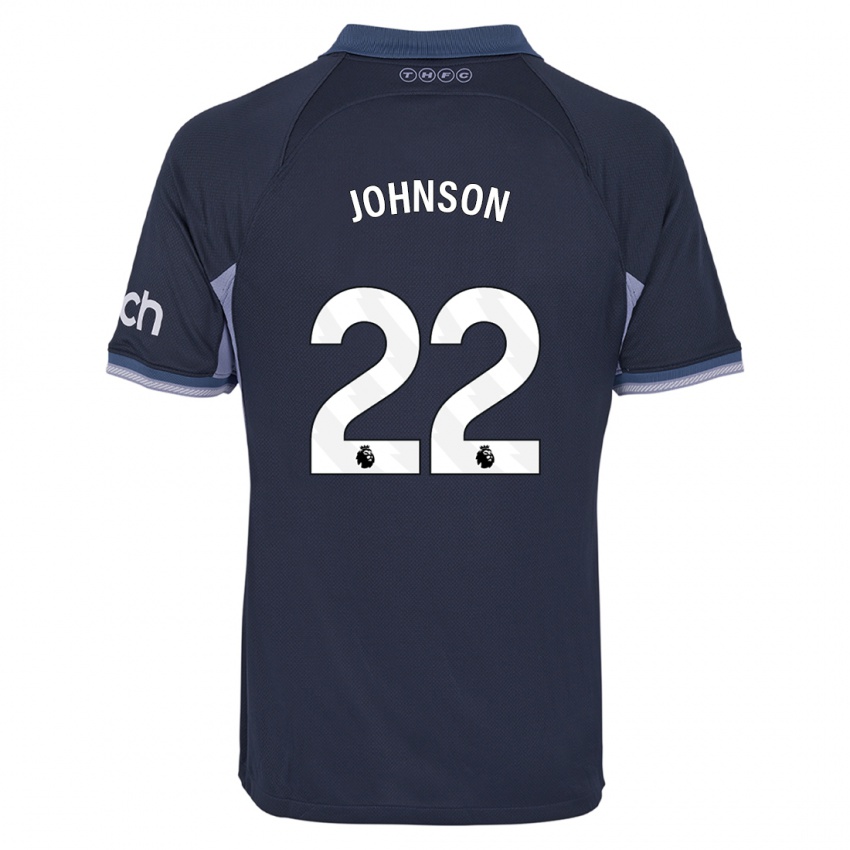 Niño Camiseta Brennan Johnson #22 Azul Oscuro 2ª Equipación 2023/24 La Camisa México